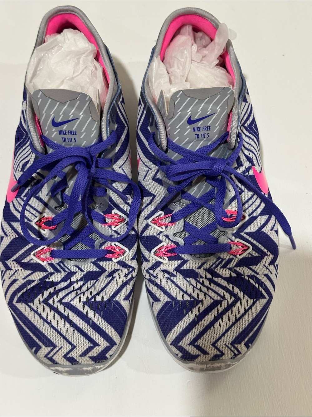 Nike Women’s Training Sneakers - Blue, Pink & Gray